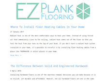 Tablet Screenshot of ezplankflooring.com